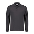 Heren Polo lange mouw Santino Matt Graphite
